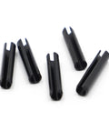 Heavy Duty Spring Dowel Roll Pin Set M1.5 Through M8 Carbon Steel Slotted Roll Pins Pack Of 200 close-up view