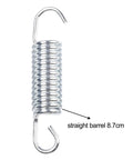 Heavy Duty Extension Springs 10 Pack Steel Barrel For Garage Doors And Ramps High Load Capacity Up To 50kg Tension Without Losing Elasticity, 8.7cm barrel length.