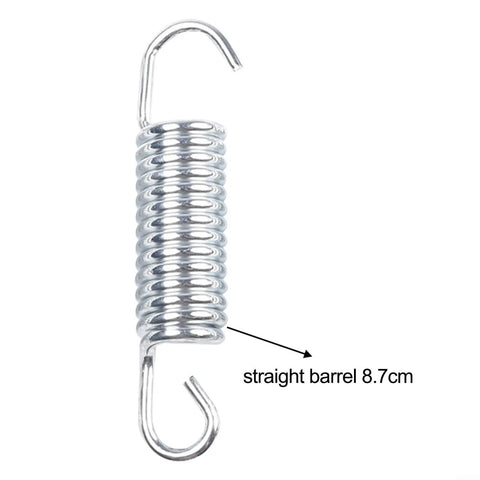 Heavy Duty Extension Springs 10 Pack Steel Barrel For Garage Doors And Ramps High Load Capacity Up To 50kg Tension Without Losing Elasticity, 8.7cm barrel length.