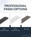Professional finish options for Beefy Hidden Island Countertop Support Bracket For Granite Kitchens Heavy Duty Steel Mounts