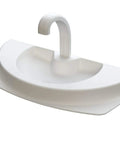 White water-saving toilet tank lid sink, fits most tanks, 15-19 inches wide, eco-friendly, bathroom upgrade