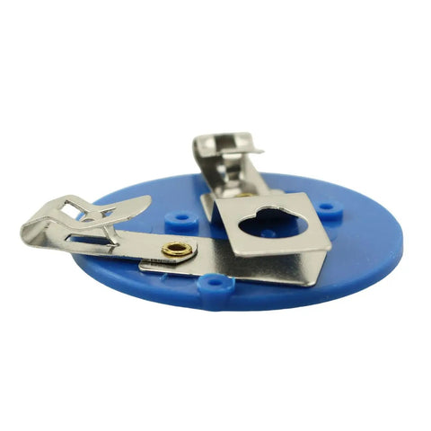 Straight Up Solid Five Pair Set Of E10 12V 3W Miniature Light Bulbs And Reliable E10 Holders quick screw base connector with blue base.