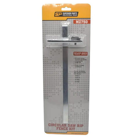 Upgrade Your Job Site Setup With This Smooth Sliding Circular Saw Rip Fence Kit Compatible With MZ750 Models, metal design, easy installation.