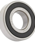 Close-up of Two Pack Deep Groove Radial Ball Bearing R12-2RS with Double Rubber Seal, showing 1-3/4 In ID by 1-5/8 In OD, C3 clearance.