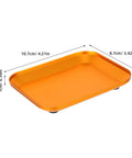 Aluminum Alloy Screw Trays Set Of 2 For Mechanics And RC Model Repairs Sleek Modern Design Parts Storage Bowls Rugged Small Parts Organizer For Workbench Versatile Tray For Sorting Screws And Tiny Tools, 10.7 x 8.7 x 1 cm