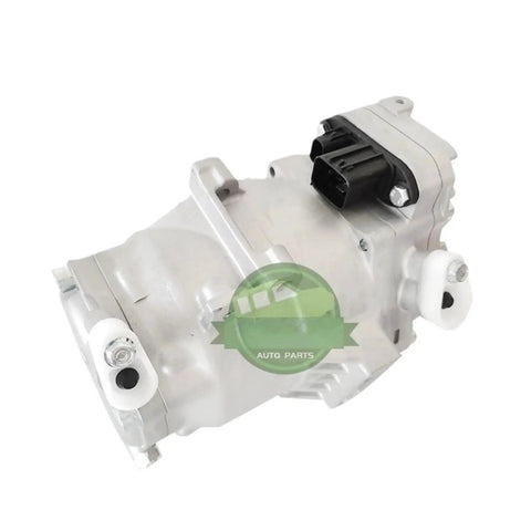 Hybrid Electric Air Conditioning Compressor Direct Fit Nissan C27 Serena E Power R134a showing side view with electrical connector.