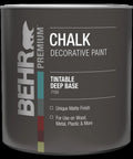 Early American Hue Transparent Interior Wood Stain With Slick Fast Cure Water Based Formula For Killer Rich Sheen And Totally No Sweat Cleanup In One Quart Can on dark background.