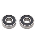 Two 6201RZ bearings (12x32mm) with metal outer race and black seal for Baja MBX10 mini dirt bike.