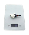 Fluid Level Sensor 3Pin Replacement For Cummins QSK50 QSK60 Diesel Engines on digital scale showing 31 grams