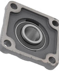 2 Pack Heavy Duty 4-Bolt Flange Bearing With Cast Iron Housing And Ball Bearing Insert, One And A Quarter Inch Bore