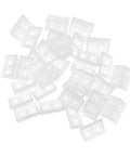 Plastic Corner Bracket Shelf Supports Right Angle Brackets For Easy Furniture And Cabinet Repair Durable Quick Install 100 Pcs