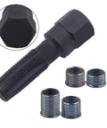 Beefed Up Thread Repair Kit With Reamer And Tap For Damaged Threads, Four Steel Inserts For Reliable Long Lasting Restoration, Precise Fit