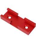 Red Woodworking T Track Aluminum Alloy For Cross Cut Sled And Double Cut Jig T Slot with predrilled holes.