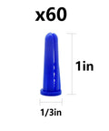 60 blue anchors from Self Drilling Drywall Anchors Assortment Kit For Concrete And Sheetrock 182 Pcs Heavy Duty Wall Anchors For Easy Installation