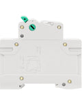 Hard Core Din Rail 2 Pole Main Switch Disconnector Isolator Circuit Breaker 400VAC GYH8 Series showing the back panel detail.