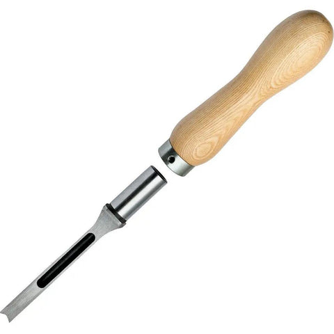 Solid Ash Mortise Chisel Handle With Pro Grade Easy Grip For Woodworking, 6.5 Inch Length, Fits 5/8 Inch Chisels, Heavy Duty Carpentry Tool