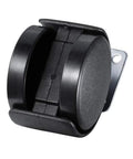 Slick Rolling 4 Pack Of Heavy Duty Nylon Swivel Caster Wheels Equipped With Rock Solid Brakes And Butter Smooth 360 Degree Spin designed for office desks.