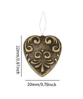 Five Piece Needle Threader Set For Sewing And Crafting, Handy Copper Threaders For Cross Stitch, Knitting, And Go-To DIY Projects, 22mm heart-shaped copper threader