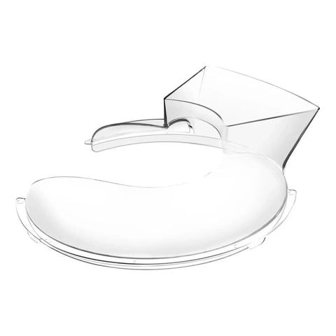 Pouring Cover Splash Guard For KitchenAid Bowl Lift Stand Mixers 5.5Qt Through 8Qt, transparent shield with tilt slot