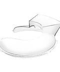 Pouring Cover Splash Guard For KitchenAid Bowl Lift Stand Mixers 5.5Qt Through 8Qt, transparent plastic shield with tilt slot