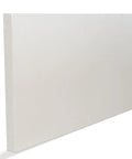 Ceramic fiber insulation board, white, 24 in x 12 in x 1 in, fireproof panel (front view)