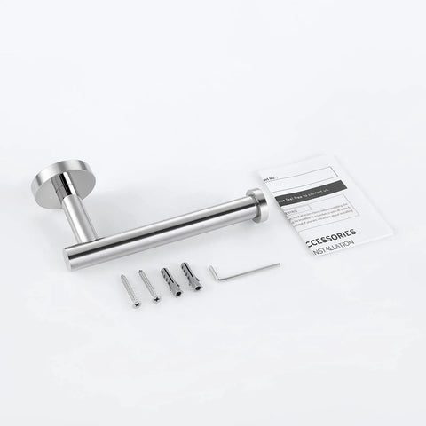Stainless Steel Toilet Paper Holder Wall Mount Dope Rustproof SUS 304 Polished Finish with installation hardware and manual