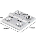 Rotating Concealed Hinges For Doors And Cabinets, 60mm Zinc Alloy, Heavy Duty Door Hinge Set
