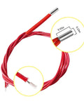 Five Pack 24V 40W Ceramic Heater Cartridge 620 Hot End For 3D Printer Models CR 10S Pro Ender 3 with thermistor and red wire
