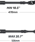 Power Steering Intermediate Shaft Assembly Replacement for Jeep Cherokee 1984 1991 1993 1994 Comanche 1986 1992 Wagoneer 1984 1990 with U Joint Coupler OEM Style Fit Durable Steel Construction Smooth Steering and Plug And Play Install, 18.5-20.7 in