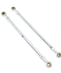 One Pair 295mm 8mm Steering Tie Rod Kit for Go Kart and ATV Racing Carts Beefy Racer Grade Heavy Duty Steel Alloy