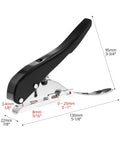 Beefy Built To Last Handheld Hole Punch 8mm Five Sixteenth Inch For Cards Tags Plastic Cardboard Zinc Alloy Construction