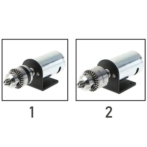 DIY Drill Accessory Kit For Lathe And Milling Machines With 12V 36V DC 555 Motor Miniature Hand Drill Chuck And Mounting Bracket