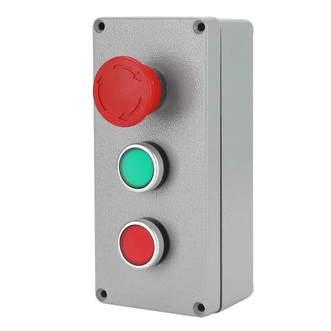 Built Tough Weatherproof Control Box With IP66 Rating Aluminum Die Cast Enclosure For Outdoor Electrical Panel Emergency Stop Button