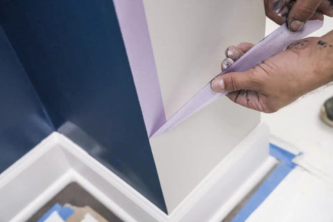 Applying Delicate Surface Painter Tape 0.94 Inch By 60 Yard Damage Free Prep For Painting Protect Delicate Surfaces UV Resistant