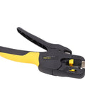 Lvifloae Automatic Wire Stripper Tool Labor Saving Adjustable Cord Peeling Pliers for Electrician, black and yellow design.