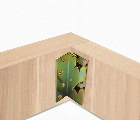 Built Tough As Nails Heavy Duty Bed Rail Bracket With Thick Galvanized Steel Reinforcement For Non Mortise Bedroom Frame Repairs And Sturdy Mattress Base Support Plates