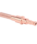 Top Quality Brass Plasma Cutting Torch Consumables Electrode And Nozzle Tips For SL60 SL100 High Performance Metal Fabrication Kit electrode tip close-up on white background.