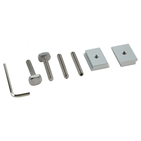 Precision Thin Ripping Guide Jig With Cool 3-Pulley System For Super Tight Cuts And Kickback Defense On Table Saws, Jointers, And Band Saws To Keep Your Hands Safe While You Work - assorted metal screws and plates