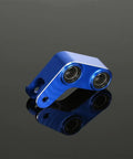 1.5 Inch Rear Drop Link Kit for Dirt Bikes, 40mm Lowering Link, CNC Aluminum, Blue Finish, Race Ready, Fits YZ125, YZ125X, YZ250, YZ250X, YZ250F, YZ450F, WR250F, WR450F Ready To Install blue CNC aluminum lowering link with bearing eyes