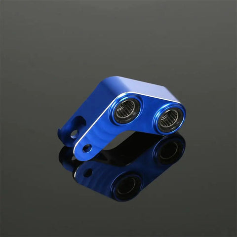 1.5 Inch Rear Drop Link Kit for Dirt Bikes, 40mm Lowering Link, CNC Aluminum, Blue Finish, Race Ready, Fits YZ125, YZ125X, YZ250, YZ250X, YZ250F, YZ450F, WR250F, WR450F Ready To Install blue CNC aluminum lowering link with bearing eyes