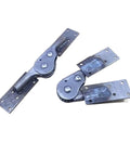 Slick 180 Degree Flip Joint For Lazy Sofa Bed Conversion Featuring Hella Flexible Five Position Backrest Pivot Hinge and Heavy Duty Mounting Brackets For No Sweat Setup, metal hinge brackets.