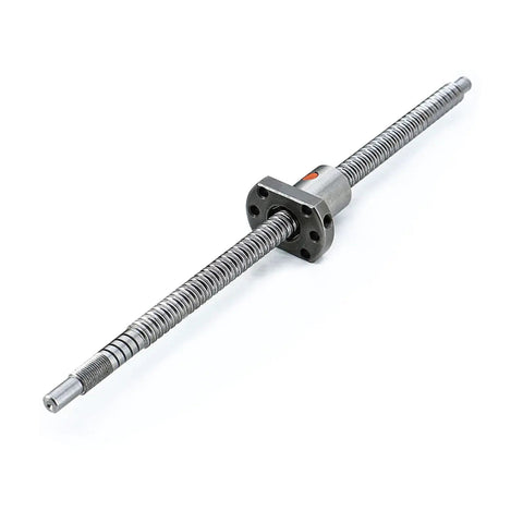 Heavy Duty C7 Precision Ballscrew With 1204 1210 Lead, Flange Nut BK BF10 End Machined, Hardened Chromium Steel, Low Friction Recirculating Ball Design, Anti Backlash For 3D Printing And CNC Projects, 12mm rod