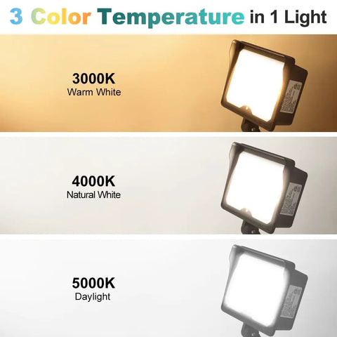 55W LED Flood Light With Dusk To Dawn Photocell 3 color temperatures 3000K 4000K 5000K