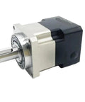 Top Shelf High Torque Helical Planetary Gearbox For Nema 23 And Nema 34 Servo Motors featuring a silver and black compact design.