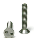 Top Shelf Spanner Security Flat Head Stainless Steel Machine Screws 8-32 Thread 18-8 Grade with unique spanner drive design.