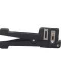 Versatile Adjustable Wire Striper Hand Tool With Multiple Blade Options For Precise Cable Peeling, compact 9cm black design.