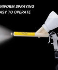 Heavy Duty Electrostatic Powder Coating Gun With Foot Control And Double Powder Cups For A Dang Tough Metal Finish Smooth operator setup detailed sprayer with adjustable pressure.