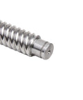 Close-up of Ball Screw 1605 Series With 1605-4 Ball Nut And End Machined BK12 BF12 Right Hand Thread for CNC Precision Machinery