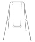 Heavy Duty Foldable Baby Swing Stand A Frame Metal Swing Stand For Backyard And Indoor Outdoor Use Easy Assembly In Minutes