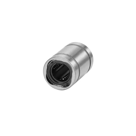 LM5UU Linear Ball Bearings 5mm Bore 10mm OD 15mm Length Set Of 4 for CNC Rigs and 3D Printers, close-up of single bearing